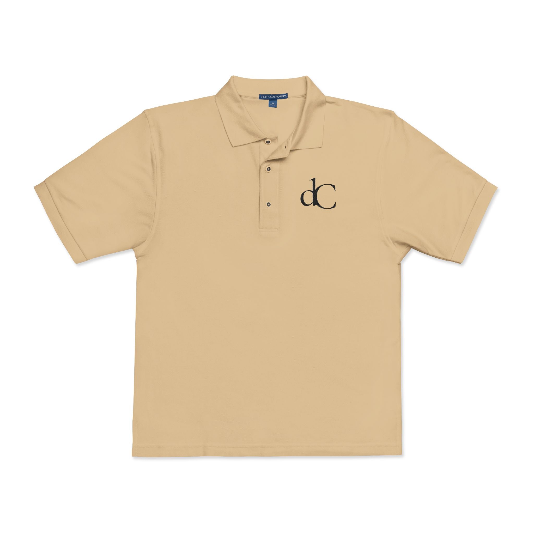 The Gascon | Stone Embroidered Polo Shirt — dC Monogram