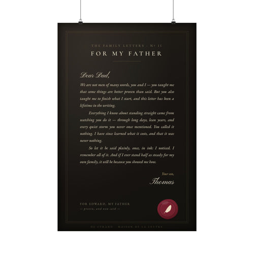 A Letter to My Father — Personalized, Written For You
