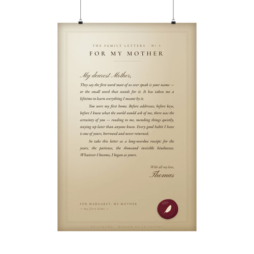 A Letter to My Mother — Personalized, Written For You