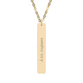 La Ligne — one line from your letter, engraved