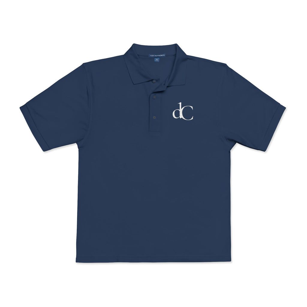 The Cadet | Navy Embroidered Polo Shirt — dC Monogram