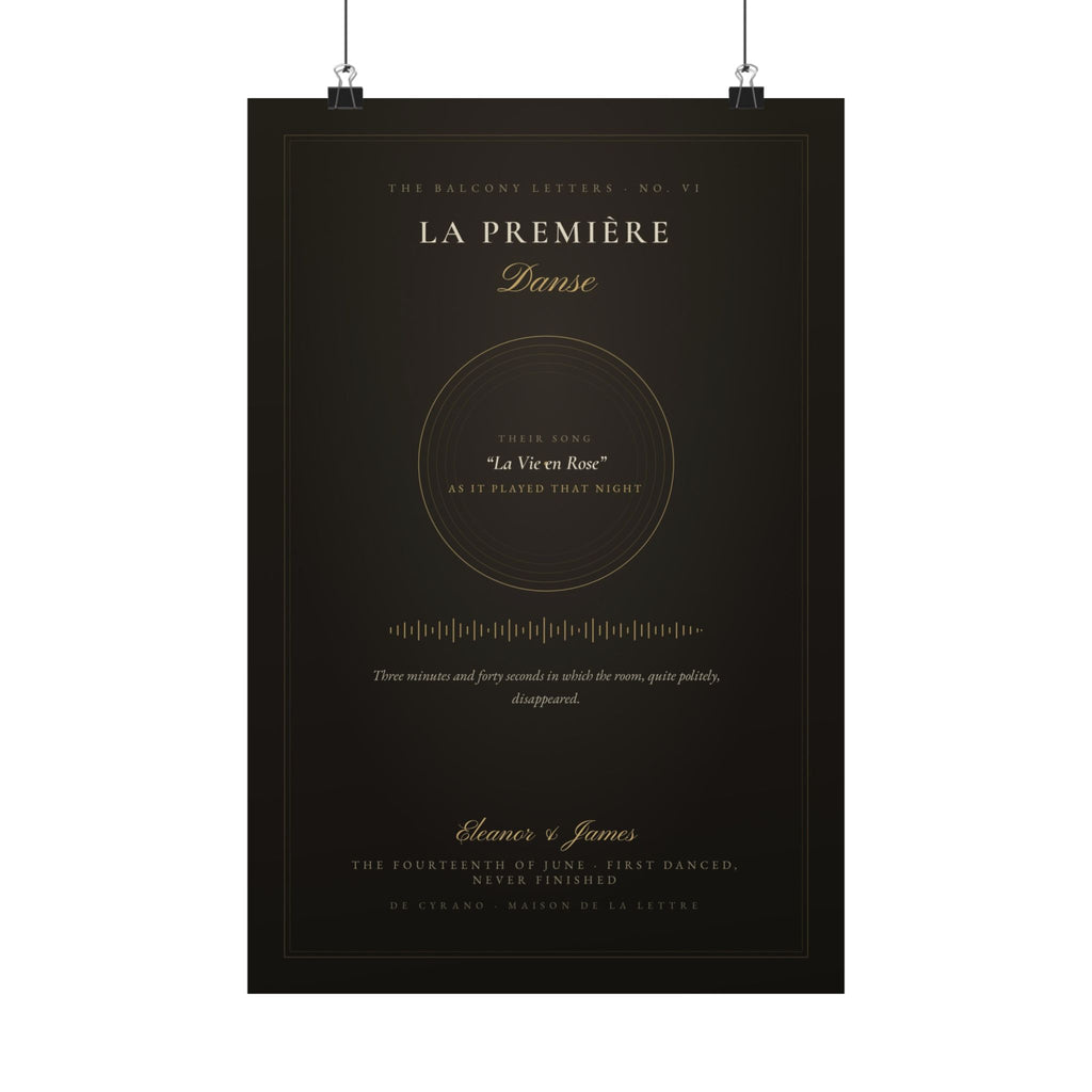 La Première Danse — Your First Dance, Made Into Art