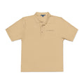 The Ragueneau | Stone Embroidered Polo Shirt — Signature Wordmark
