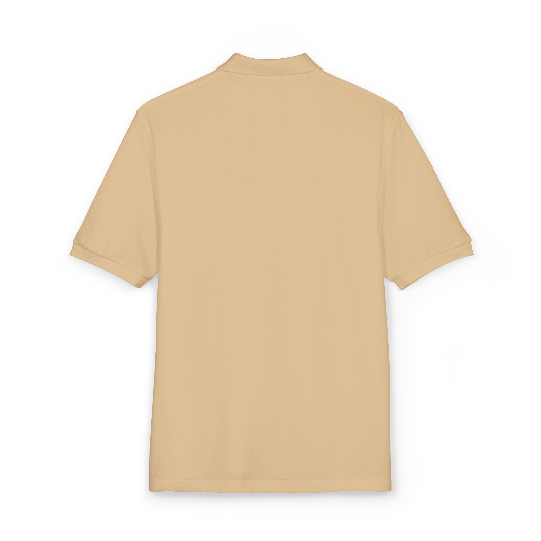 The Ragueneau | Stone Embroidered Polo Shirt — Signature Wordmark