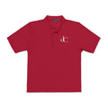 The Duelist | Red Embroidered Polo Shirt — dC Monogram