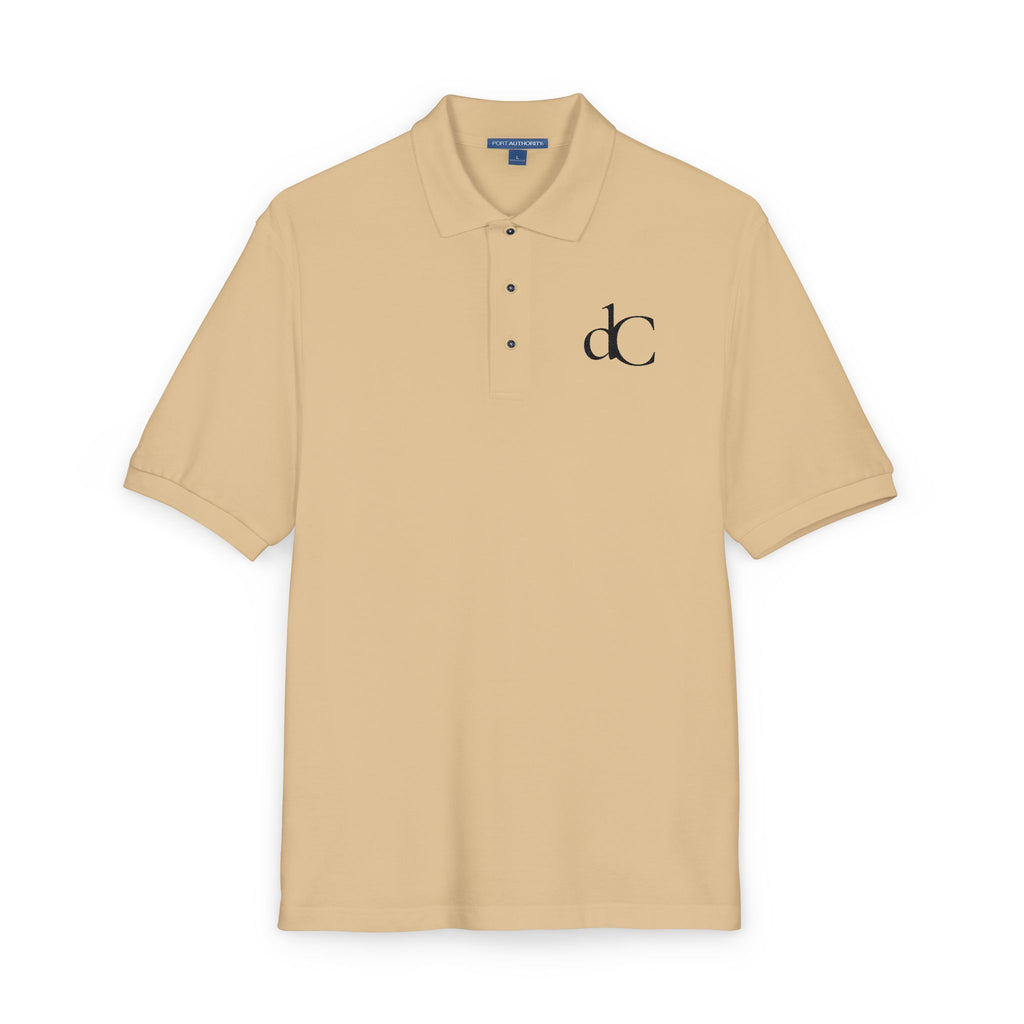 The Gascon | Stone Embroidered Polo Shirt — dC Monogram
