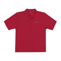 The Valvert | Red Embroidered Polo Shirt — Signature Wordmark